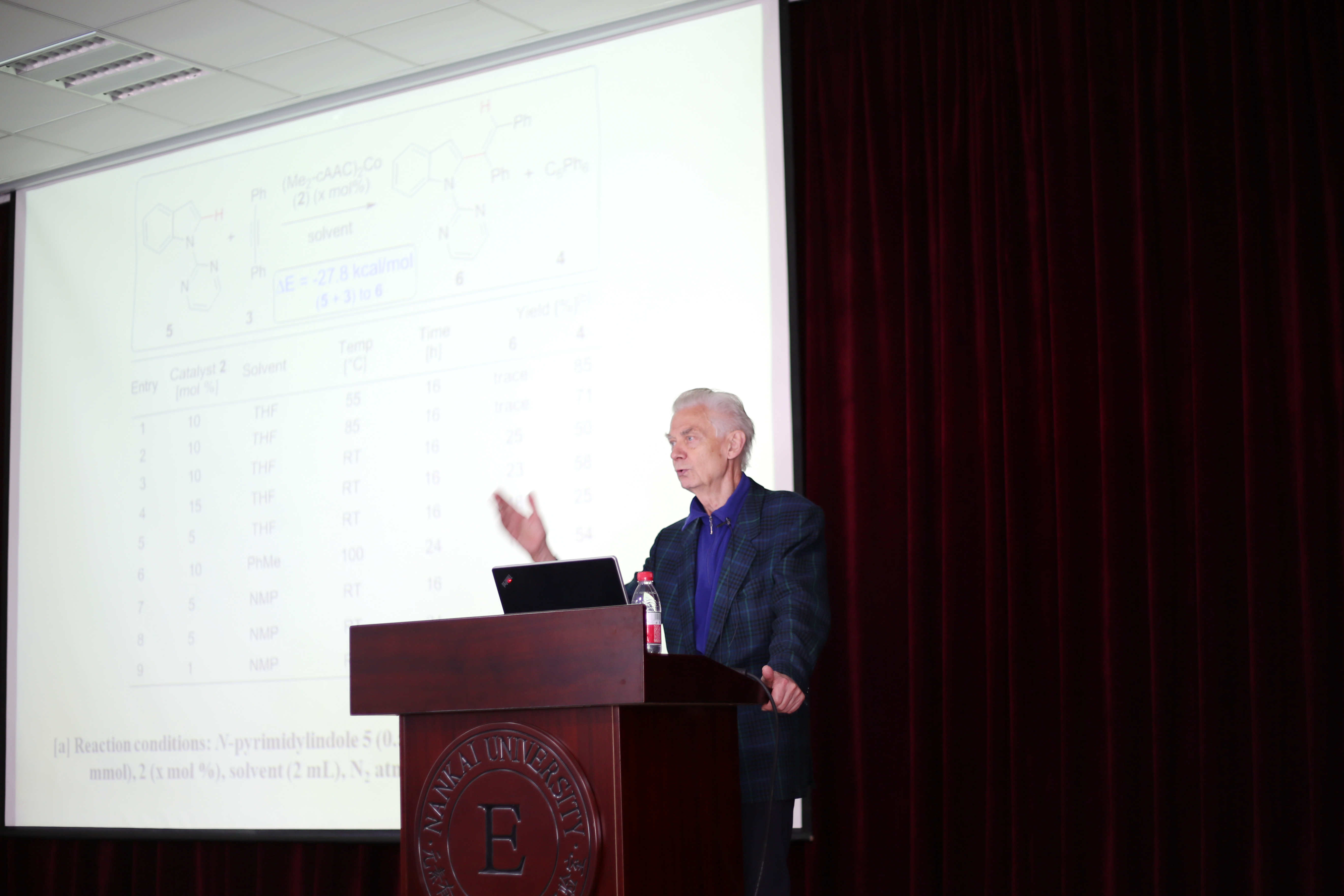 Dr. h.c. mult. Herbert W. Roesky教授访问元素有机化学国家重点实验室并做学术报告